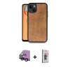 MARSİLYAN™- iPhone 14 Kılıf Kıvılcım Işık Serisi - Siyah Bilvis 3D Cam Ekran Koruyucu + Raze Metal Kamera Lens - SH