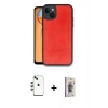 MARSİLYAN™- iPhone 14 Kılıf Kıvılcım Işık Serisi - Siyah Bilvis 3D Cam Ekran Koruyucu + Shine Kamera Lens - YL