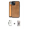 MARSİLYAN™- iPhone 14 Kılıf Kıvılcım Işık Serisi - Siyah Bilvis 3D Cam Ekran Koruyucu + Shine Kamera Lens - YL
