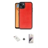 MARSİLYAN™- iPhone 14 Kılıf Kıvılcım Işık Serisi - Siyah Bilvis 3D Mat Cam Ekran Koruyucu + Diamond Kamera Lens - KI