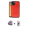 MARSİLYAN™- iPhone 14 Kılıf Kıvılcım Işık Serisi - Siyah Bilvis 3D Mat Cam Ekran Koruyucu + Raze Metal Kamera Lens - GS