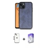 MARSİLYAN™- iPhone 14 Kılıf Kıvılcım Işık Serisi - Siyah Bilvis 5in1 3D Magic Cam Ekran Koruyucu + Shine Kamera Lens - GI