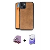 MARSİLYAN™- iPhone 14 Kılıf Kıvılcım Işık Serisi - Siyah Bilvis 5in1 5D Magic Hayalet Cam Ekran Koruyucu + Raze Metal Kamera Lens - KI