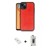 MARSİLYAN™- iPhone 14 Kılıf Kıvılcım Işık Serisi - Siyah Bilvis Hayalet Cam Ekran Koruyucu + Diamond Kamera Lens - SABE