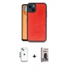 MARSİLYAN™- iPhone 14 Kılıf Kıvılcım Işık Serisi - Siyah Bilvis Hayalet Cam Ekran Koruyucu + Shine Kamera Lens - MI