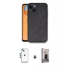 MARSİLYAN™- iPhone 14 Kılıf Kıvılcım Işık Serisi - Siyah Bilvis Hayalet Cam Ekran Koruyucu + Shine Kamera Lens - MI