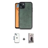 MARSİLYAN™- iPhone 14 Kılıf Kıvılcım Işık Serisi - Siyah Bilvis Hayalet Cam Ekran Koruyucu + Shine Kamera Lens - MI