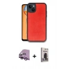 MARSİLYAN™- iPhone 14 Kılıf Kıvılcım Işık Serisi - Siyah Bilvis Hayalet Cam Ekran Koruyucu + Raze Metal Kamera Lens - MR