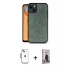 MARSİLYAN™- iPhone 14 Kılıf Kıvılcım Işık Serisi - Siyah Bilvis Hayalet Cam Ekran Koruyucu + Shine Kamera Lens - GS