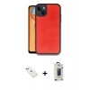 MARSİLYAN™- iPhone 14 Kılıf Kıvılcım Işık Serisi - Siyah Bilvis Hayalet Cam Ekran Koruyucu + Diamond Kamera Lens - YL