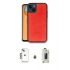 MARSİLYAN™- iPhone 14 Kılıf Kıvılcım Işık Serisi - Siyah Bilvis Hayalet Cam Ekran Koruyucu + Shine Kamera Lens - YL