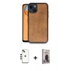 MARSİLYAN™- iPhone 14 Kılıf Kıvılcım Işık Serisi - Siyah Bilvis Hayalet Cam Ekran Koruyucu + Shine Kamera Lens - YL