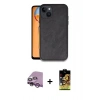 MARSİLYAN™- iPhone 14 Kılıf Kıvılcım Işık Serisi - Siyah Buffer Cam Ekran Koruyucu + Raze Metal Kamera Lens - MR