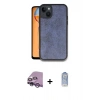 MARSİLYAN™- iPhone 14 Kılıf Kıvılcım Işık Serisi - Siyah Joko Magic 5D Cam + Raze Metal Kamera Lens - MR