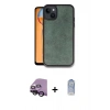 MARSİLYAN™- iPhone 14 Kılıf Kıvılcım Işık Serisi - Siyah Joko Magic 5D Cam + Raze Metal Kamera Lens - SH