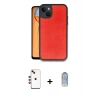 MARSİLYAN™- iPhone 14 Kılıf Kıvılcım Işık Serisi - Siyah Joko Magic 5D Cam + Shine Kamera Lens - KI