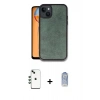 MARSİLYAN™- iPhone 14 Kılıf Kıvılcım Işık Serisi - Siyah Joko Magic 5D Cam + Shine Kamera Lens - YL