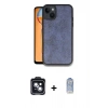 MARSİLYAN™- iPhone 14 Kılıf Kıvılcım Işık Serisi - Siyah Joko Magic 5D Cam + PVD Metal Kamera Lens - SH