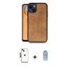 MARSİLYAN™- iPhone 14 Kılıf Kıvılcım Işık Serisi - Siyah Joko Magic 5D Cam + Shine Kamera Lens - SH