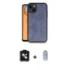 MARSİLYAN™- iPhone 14 Kılıf Kıvılcım Işık Serisi - Siyah Joko Magic 5D Cam + PVD Metal Kamera Lens - TU
