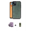 MARSİLYAN™- iPhone 14 Kılıf Kıvılcım Işık Serisi - Siyah Joko Magic 5D Hayalet Cam + Raze Metal Kamera Lens - GS