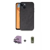 MARSİLYAN™- iPhone 14 Kılıf Kıvılcım Işık Serisi - Siyah Joko Magic 5D Hayalet Cam + Raze Metal Kamera Lens - GS