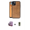 MARSİLYAN™- iPhone 14 Kılıf Kıvılcım Işık Serisi - Siyah Joko Magic 5D Hayalet Cam + Raze Metal Kamera Lens - KI