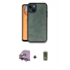 MARSİLYAN™- iPhone 14 Kılıf Kıvılcım Işık Serisi - Siyah Joko Magic 5D Hayalet Cam + Raze Metal Kamera Lens - MR
