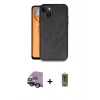 MARSİLYAN™- iPhone 14 Kılıf Kıvılcım Işık Serisi - Siyah Joko Magic 5D Hayalet Cam + Raze Metal Kamera Lens - SH