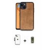 MARSİLYAN™- iPhone 14 Kılıf Kıvılcım Işık Serisi - Siyah Joko Magic 5D Hayalet Cam + Shine Kamera Lens - SH
