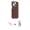 MARSİLYAN™- iPhone 14 Kılıf Kozmos Klasik Prime - Şeffaf Pasifik Cam Ekran Koruyucu + Diamond Kamera Lens - SABE