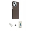 MARSİLYAN™- iPhone 14 Kılıf Kozmos Klasik Prime - Şeffaf Pasifik Cam Ekran Koruyucu + Diamond Kamera Lens - SABE