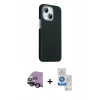 MARSİLYAN™- iPhone 14 Kılıf Kozmos Klasik Prime - Şeffaf Royal Nano Ekran Koruyucu + Raze Metal Kamera Lens - SH