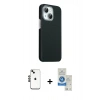 MARSİLYAN™- iPhone 14 Kılıf Kozmos Klasik Prime - Şeffaf Royal Nano Ekran Koruyucu + Shine Kamera Lens - SH