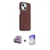 MARSİLYAN™- iPhone 14 Kılıf Kozmos Klasik Prime - Siyah Bilvis 5in1 3D Magic Cam Ekran Koruyucu + Raze Metal Kamera Lens - GS