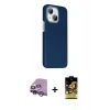 MARSİLYAN™- iPhone 14 Kılıf Kozmos Klasik Prime - Siyah Buffer Cam Ekran Koruyucu + Raze Metal Kamera Lens - MR