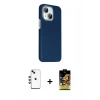 MARSİLYAN™- iPhone 14 Kılıf Kozmos Klasik Prime - Siyah Buffer Cam Ekran Koruyucu + Shine Kamera Lens - YL