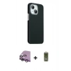 MARSİLYAN™- iPhone 14 Kılıf Kozmos Klasik Prime - Siyah Joko Magic 5D Hayalet Cam + Raze Metal Kamera Lens - MR