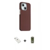 MARSİLYAN™- iPhone 14 Kılıf Kozmos Klasik Prime - Siyah Joko Magic 5D Hayalet Cam + Diamond Kamera Lens - PE