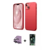 MARSİLYAN™- iPhone 14 Kılıf Kozmos Yansıma Özel Seri - Şeffaf 360 Full Body Arka Koruyucu + Raze Metal Kamera Lens - GS