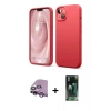 MARSİLYAN™- iPhone 14 Kılıf Kozmos Yansıma Özel Seri - Şeffaf 360 Full Body Arka Koruyucu + Raze Metal Kamera Lens - MR
