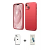MARSİLYAN™- iPhone 14 Kılıf Kozmos Yansıma Özel Seri - Şeffaf Pasifik Cam Ekran Koruyucu + Shine Kamera Lens - GS