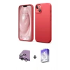 MARSİLYAN™- iPhone 14 Kılıf Kozmos Yansıma Özel Seri - Siyah Bilvis 5in1 3D Magic Cam Ekran Koruyucu + Raze Metal Kamera Lens - GS