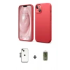 MARSİLYAN™- iPhone 14 Kılıf Kozmos Yansıma Özel Seri - Siyah Joko Magic 5D Hayalet Cam + Shine Kamera Lens - SH