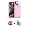 MARSİLYAN™- iPhone 14 Kılıf Nova Asil Prime - Şeffaf Royal Nano Ekran Koruyucu + Raze Metal Kamera Lens - MR