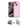 MARSİLYAN™- iPhone 14 Kılıf Nova Asil Prime - Şeffaf Royal Nano Ekran Koruyucu + Raze Metal Kamera Lens - SH