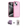MARSİLYAN™- iPhone 14 Kılıf Nova Asil Prime - Siyah Bilvis 3D Cam Ekran Koruyucu + Raze Metal Kamera Lens - SH