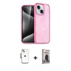 MARSİLYAN™- iPhone 14 Kılıf Nova Asil Prime - Siyah Bilvis Hayalet Cam Ekran Koruyucu + Shine Kamera Lens - GS