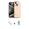 MARSİLYAN™- iPhone 14 Kılıf Nova Asil Prime - Siyah Joko Magic 5D Cam + Diamond Kamera Lens - PE