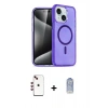 MARSİLYAN™- iPhone 14 Kılıf Nova Asil Prime - Siyah Joko Magic 5D Cam + Shine Kamera Lens - KI